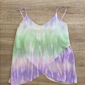 Silky colorful tank from Nordstrom